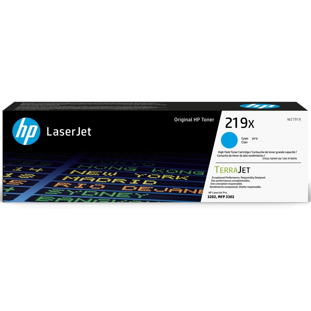 Toner HP 219X W2191X cyan 2,5k