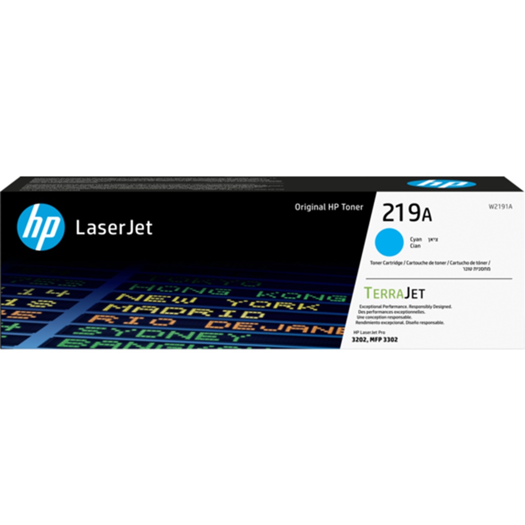 Toner HP 219A W2191A cyan 1,2k