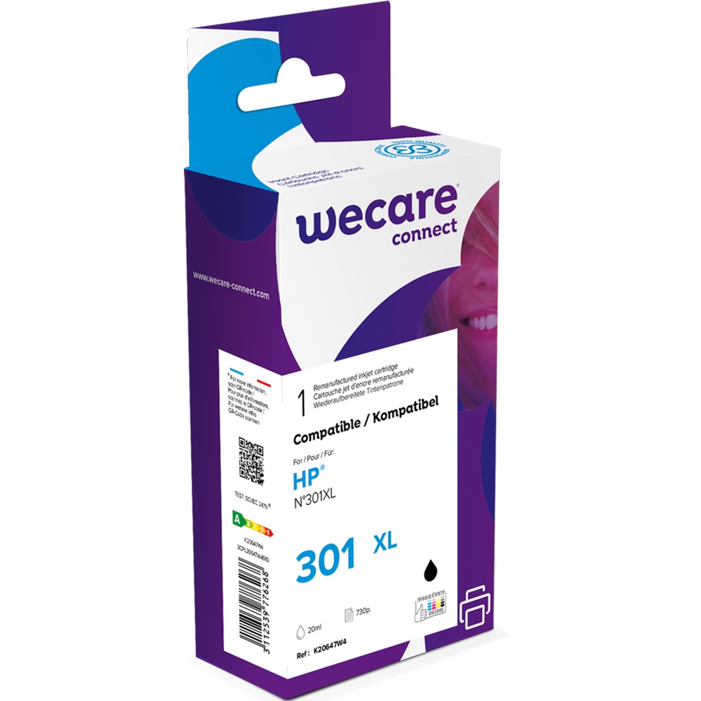 Bläck Wecare 301XL svart