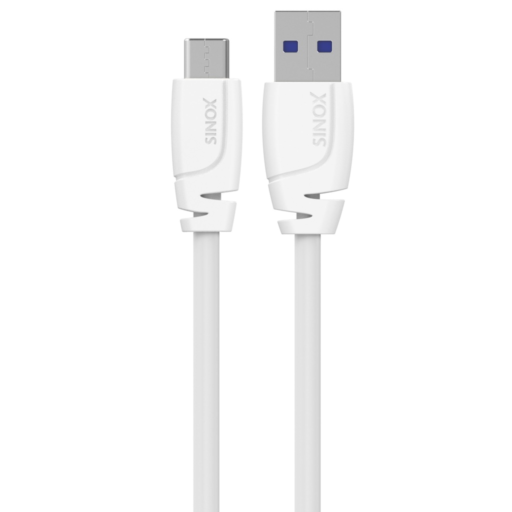 USB-A - USB-C kabel 3m vit