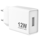 USB-A laddare 12W. Vit