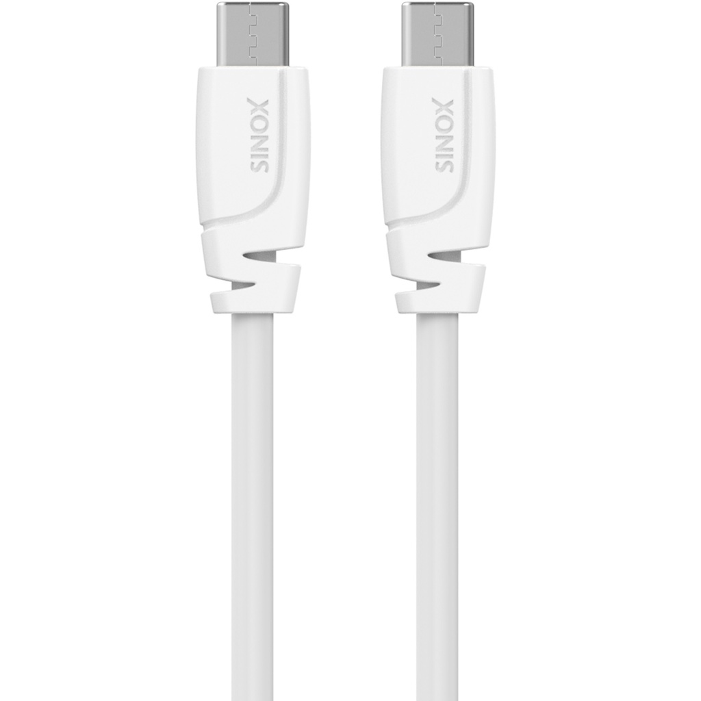 USB-C - USB-C kabel 1m vit