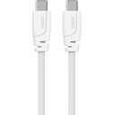 USB-C - USB-C kabel 1m vit