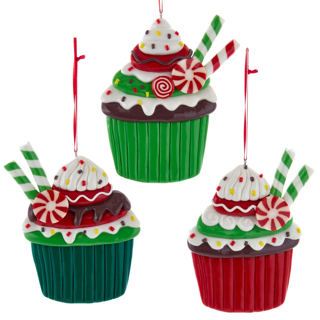 Julgransdekoration Cupcake