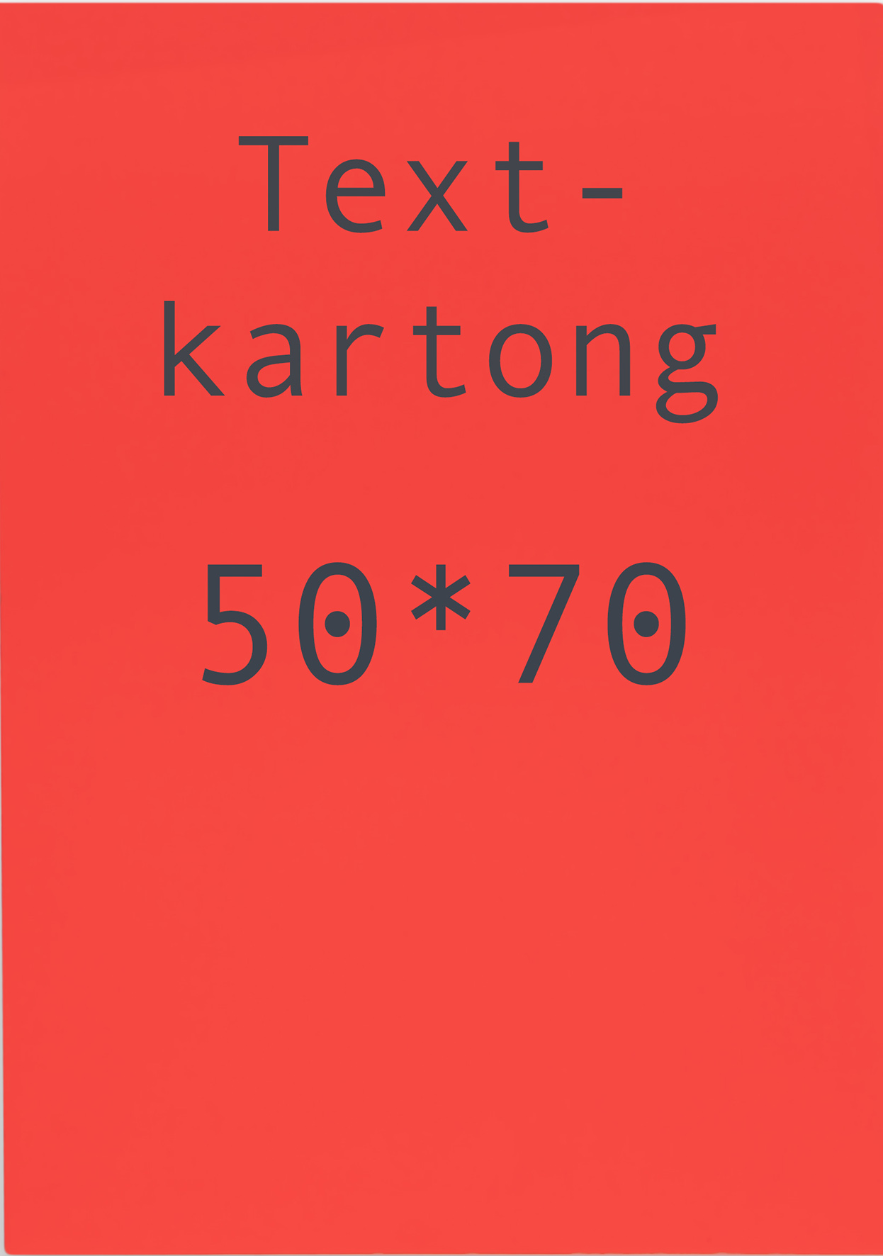 [2277602] Kartong 50x70cm fl.röd  10/fp