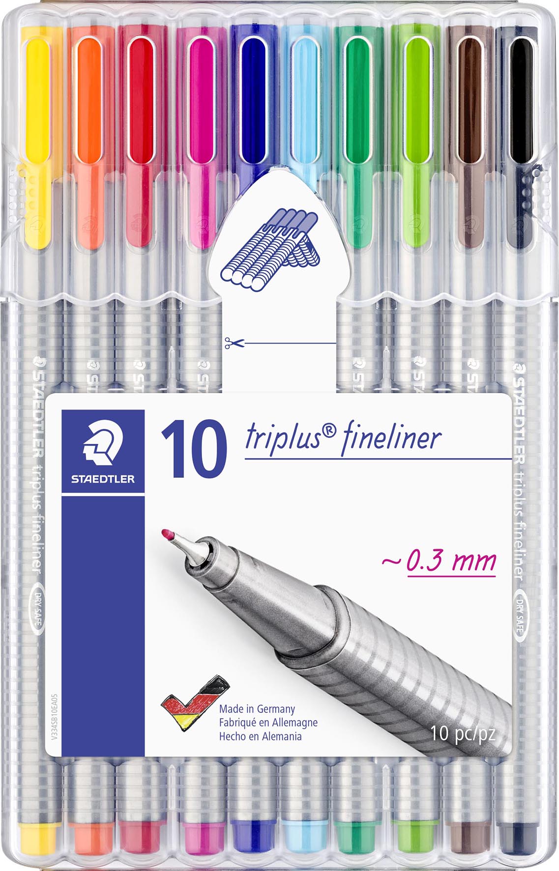 [2209672] Fiberpenna Staedtler 0,3 10/fp