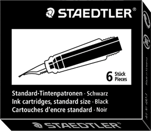 [2251144] Bläckpatron Staedtler svart 6/fp