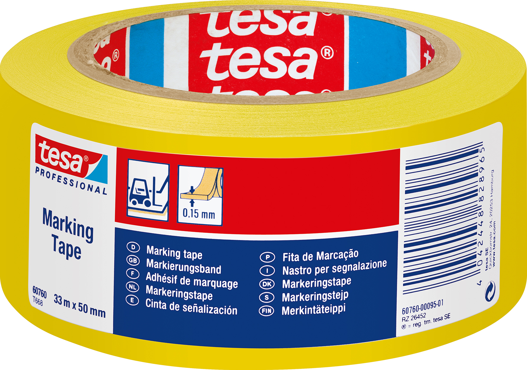 [2347935] Markeringstejp Tesa 50x33 gul