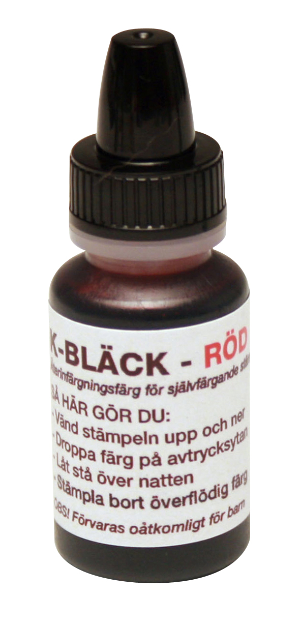 [2270222] Stämpelfärg 10ml röd