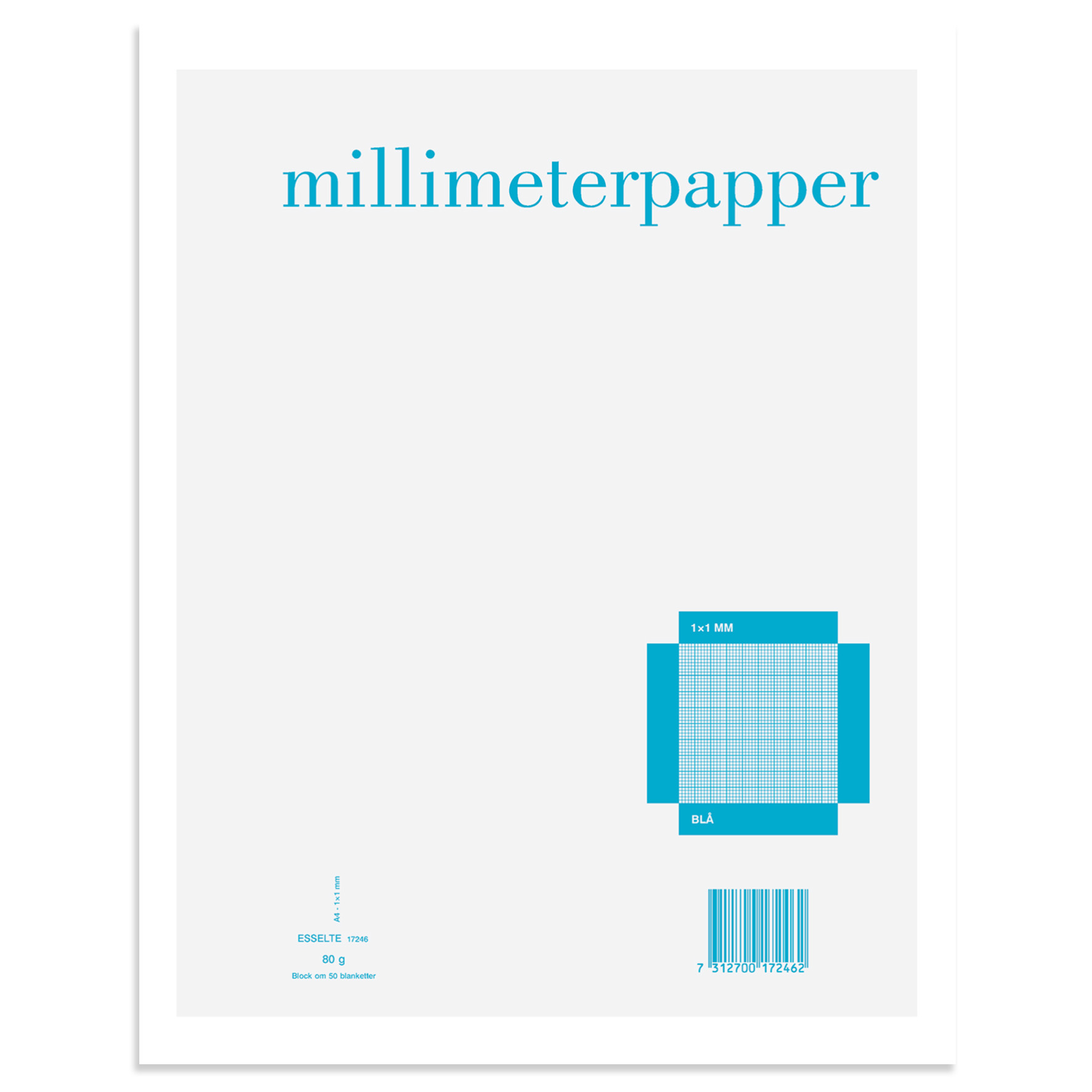 [2017246] Millimeterpapper A4 50blad