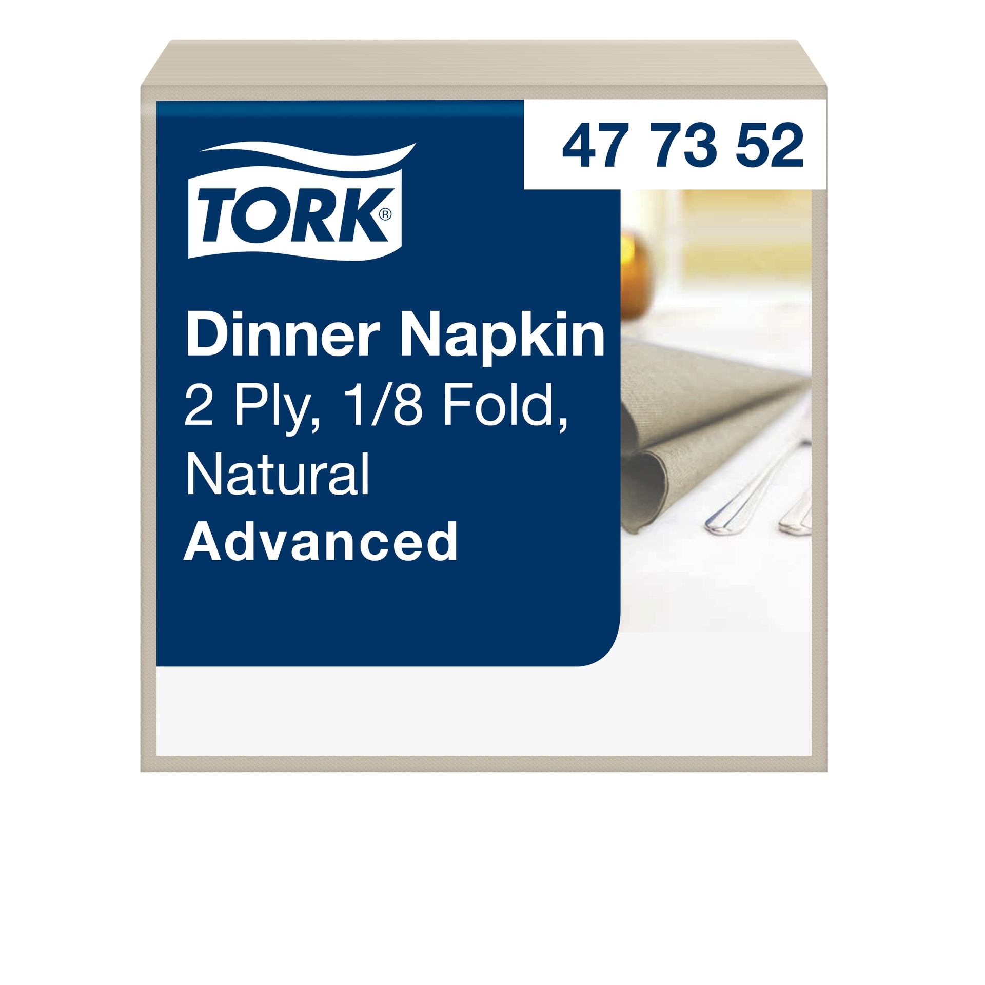 [8550541] Tork Natur Middagsservett