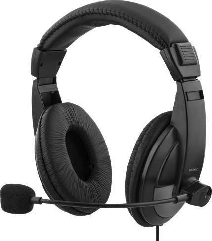 [8554175] Headset Deltaco HL-57  USB...