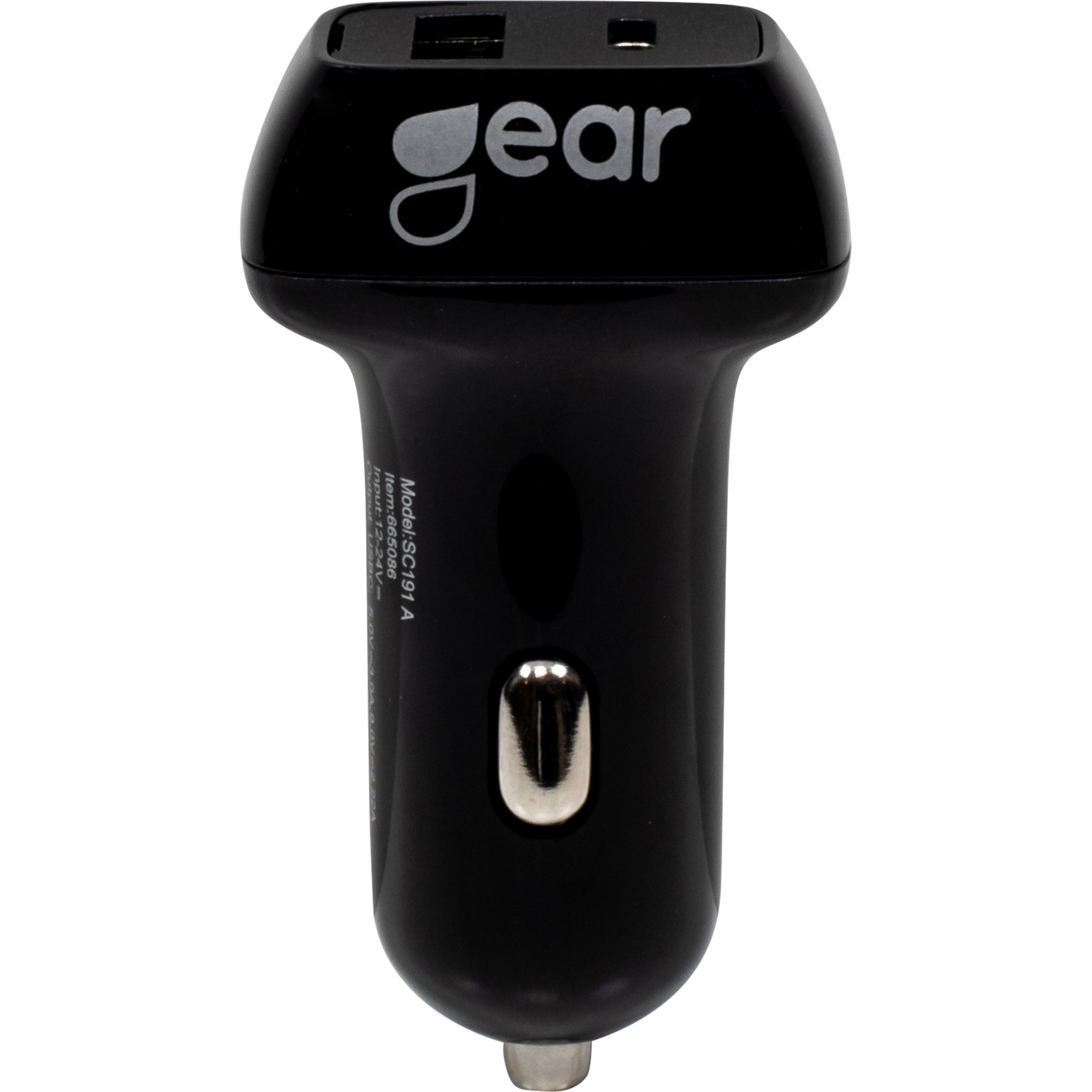 [8558263] GEAR Laddare 12/24V 1xUSB-C +