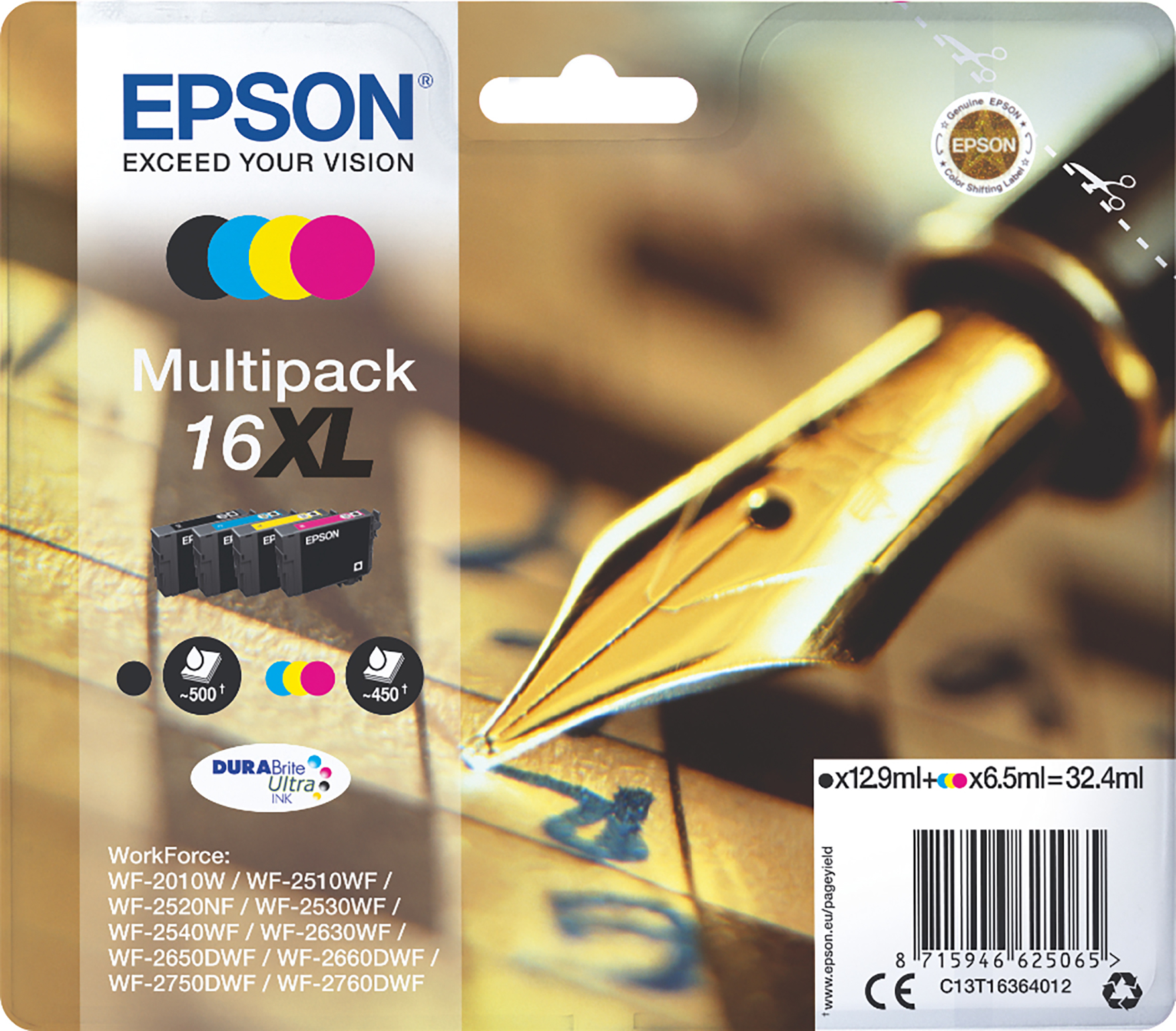 [5701360] Bläck Epson 16XL CMYK 4/fp