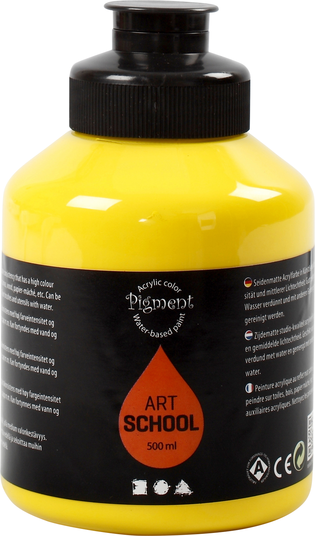 [8100735] Akrylfärg Pigment 500ml gul