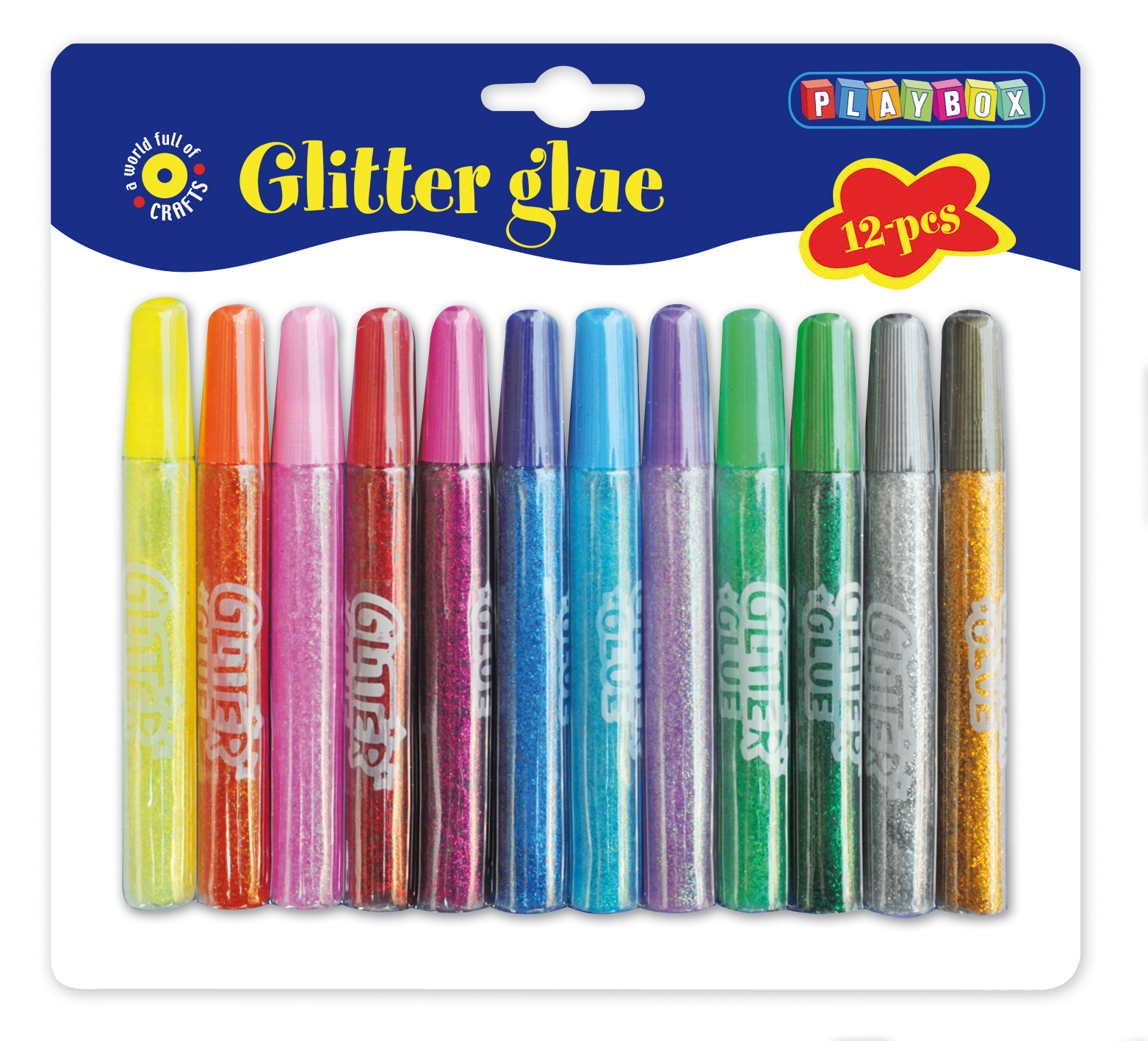 [8100710] Glitterlim 13ml 12sort.färg