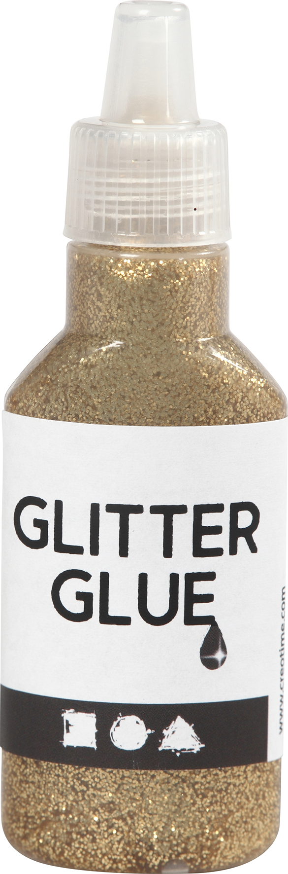 [8310295] Glitterlim 25ml guld