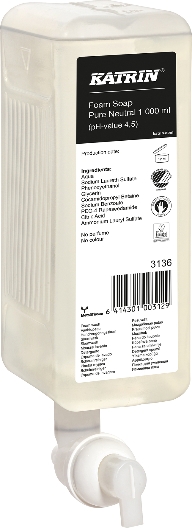 [8551247] Tvål Katrin FoamSoap Pure Nat.