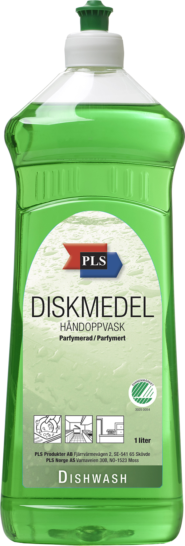 [8551164] Diskmedel PLS 1 liter svanenmärkt