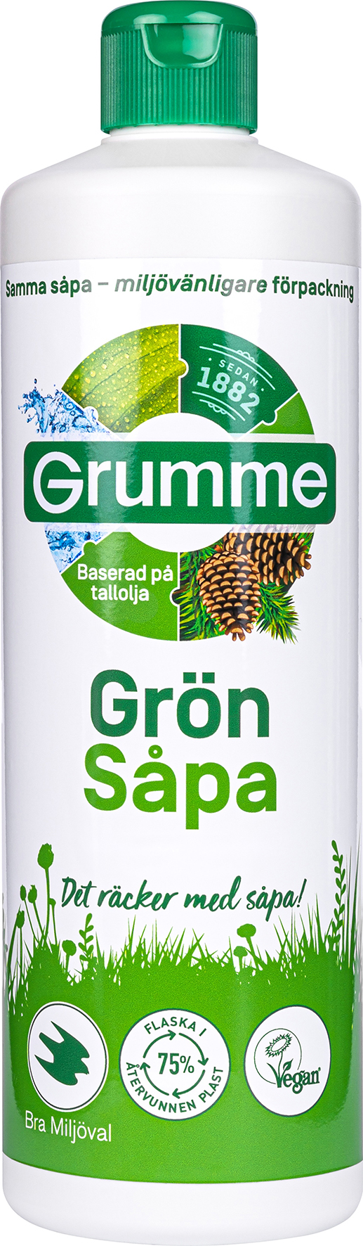 [2256637] Såpa grön Grumme 750ml