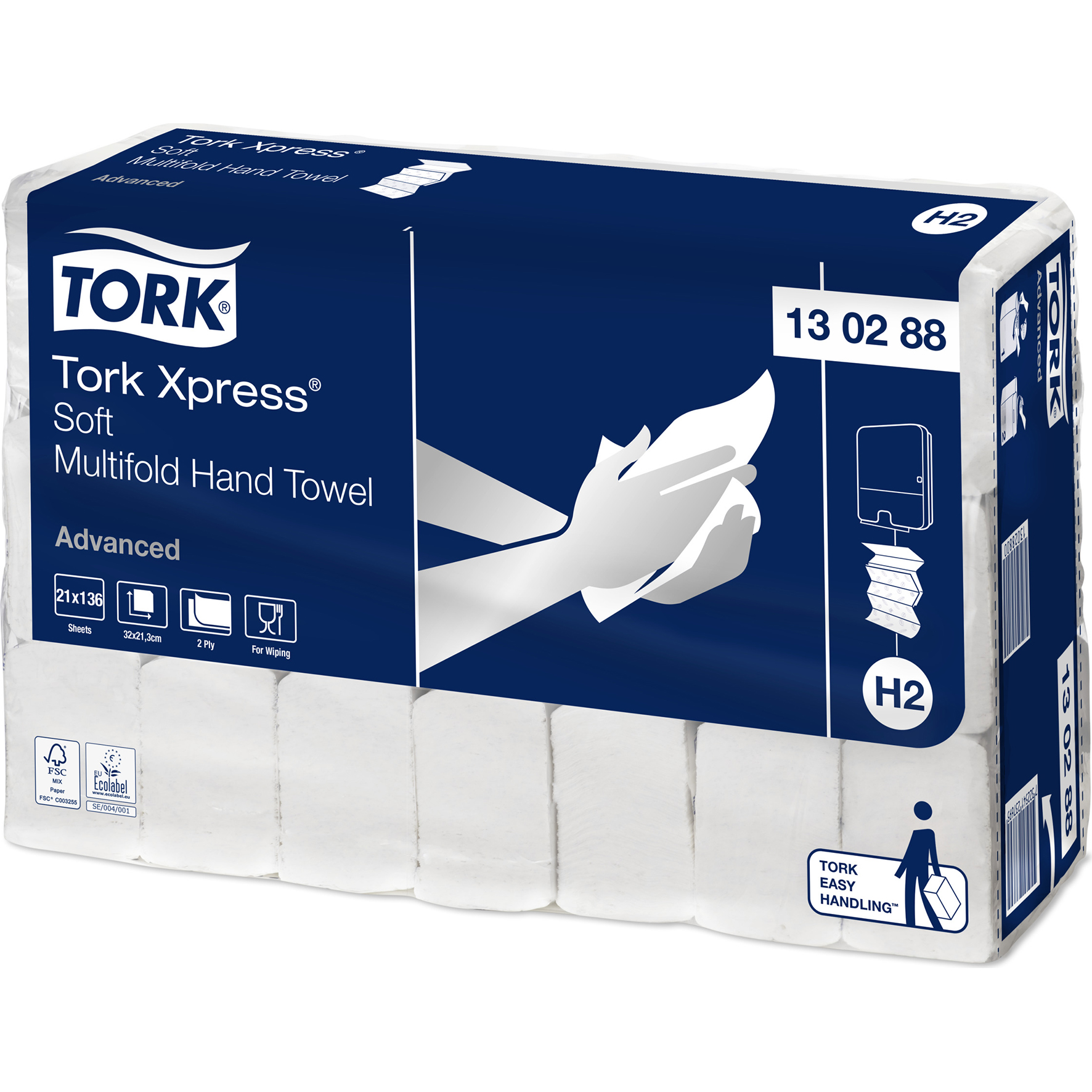 [2514120] Handduk Tork Advanced H2 2856/