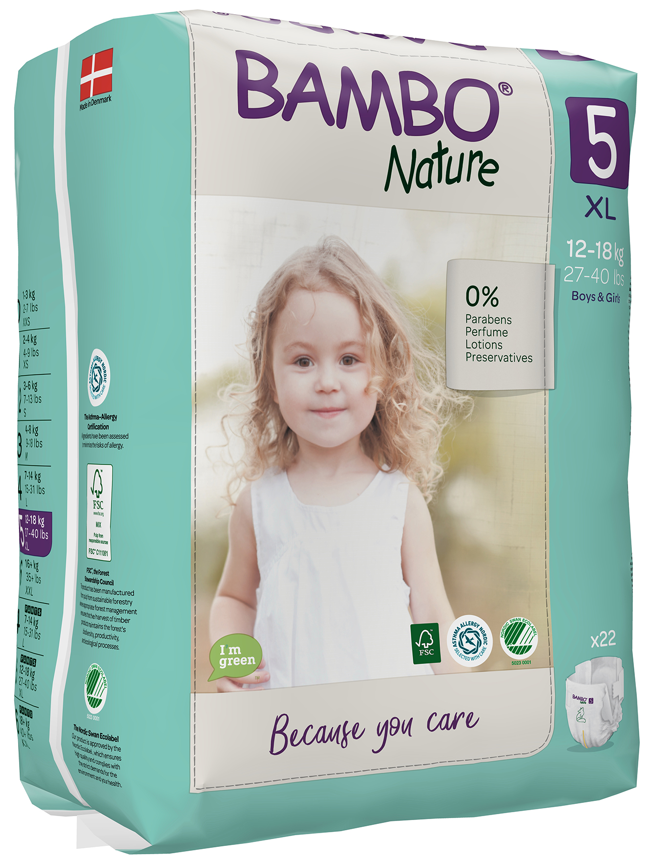 [8556126] Bambo Nature, 12-18 kg, 24/fp