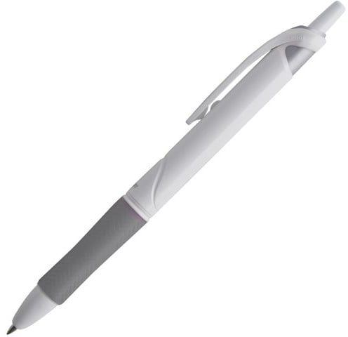 [E479212] Pilot Acroball Pure White grå bläck svart BAB-15M-WB 10st/fp