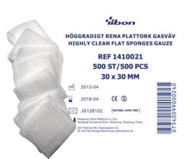 [8563373] Plattork nonwoven 30x30mm 500/