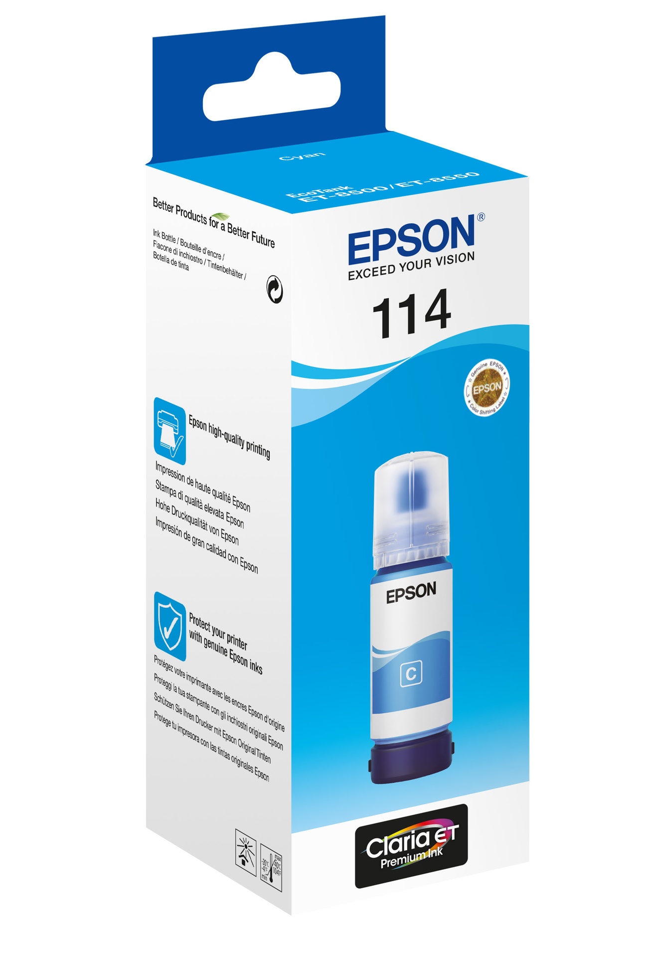 [8563870] Bläck Epson 114 EcoTank Cyan