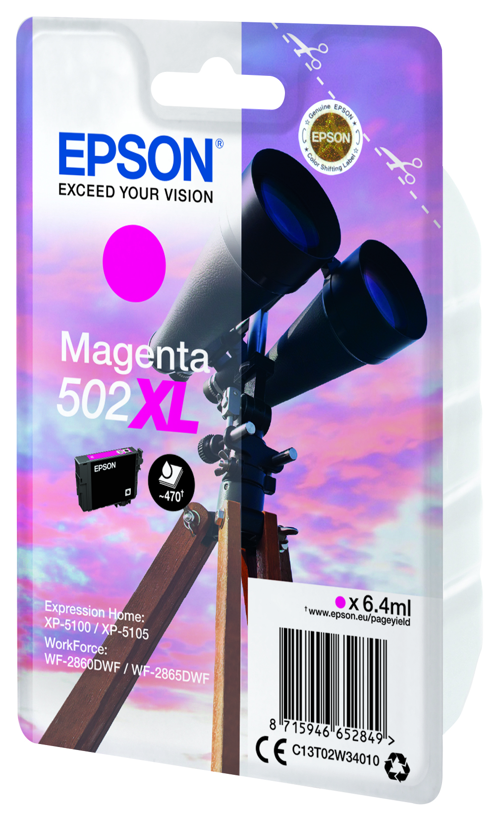 [8563860] Bläck Epson T502 XL Magenta