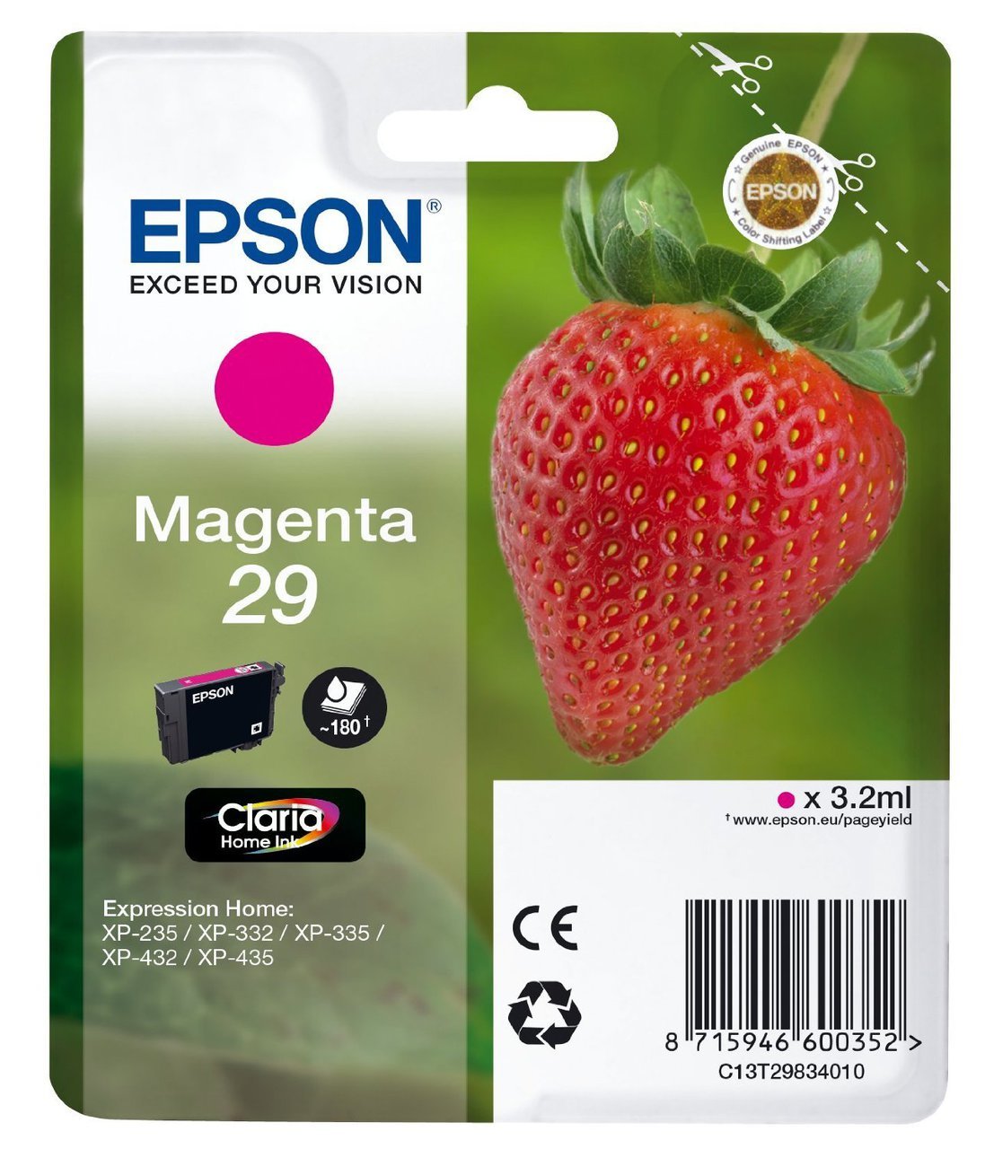 [8563909] Bläck Epson 29 Magenta