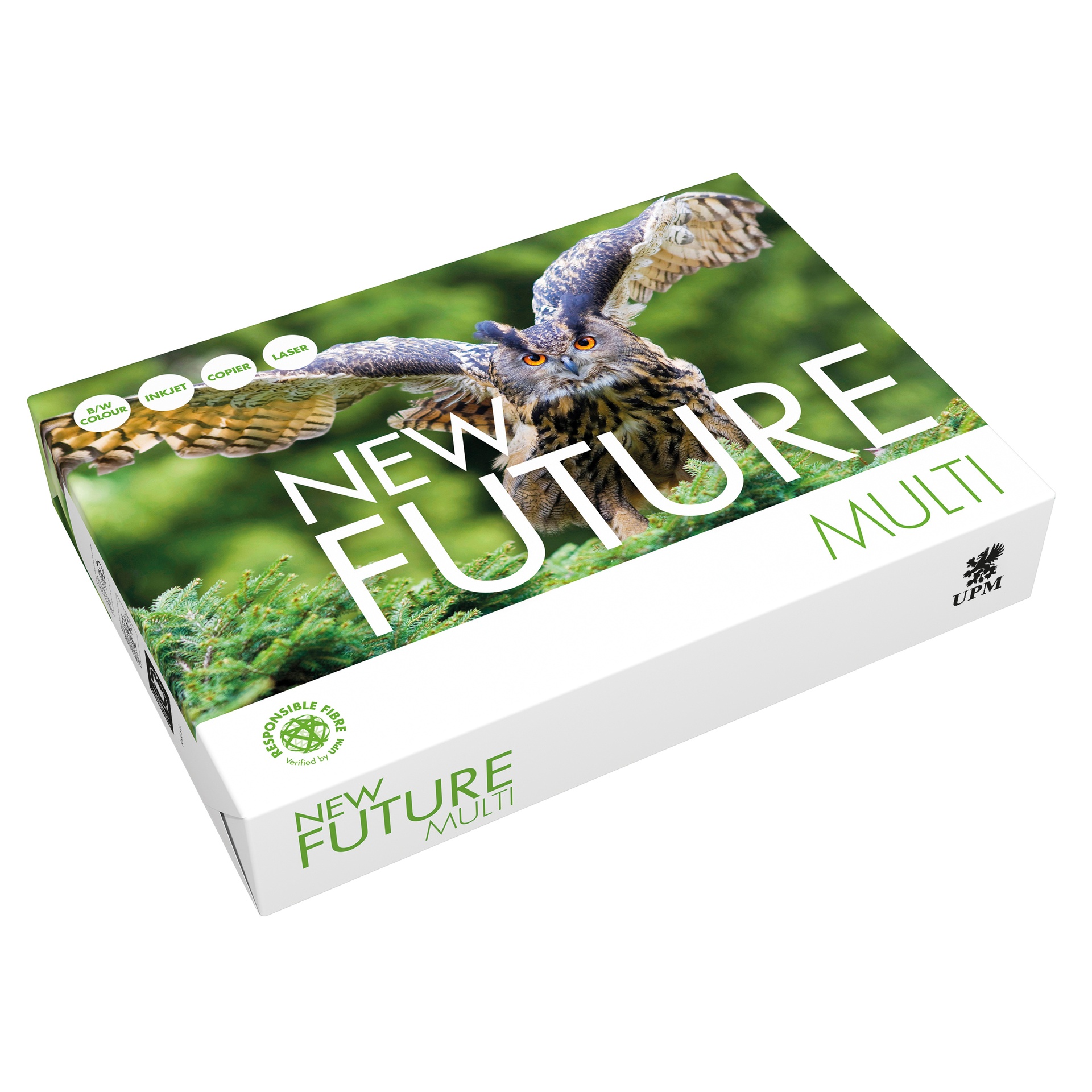 [1157011] Kopieringspapper New Future Multi A4 Hålat 80g 500pk