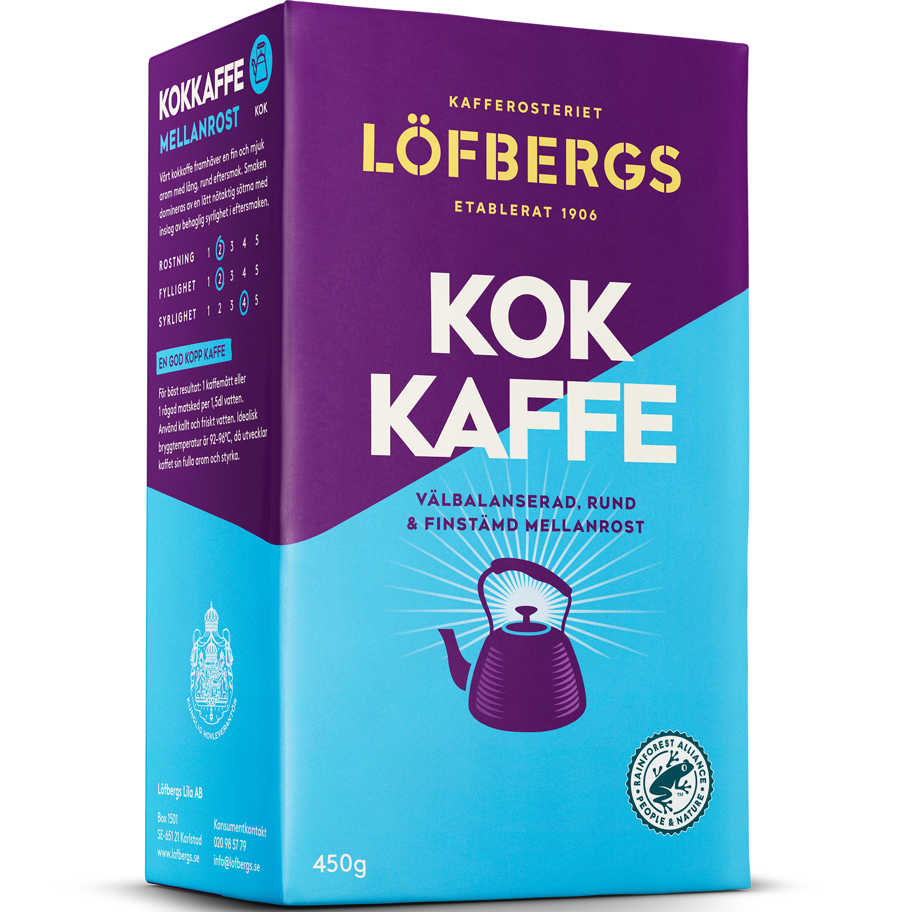 [8565520] Kaffe Löfbergs Kok Mell 450g