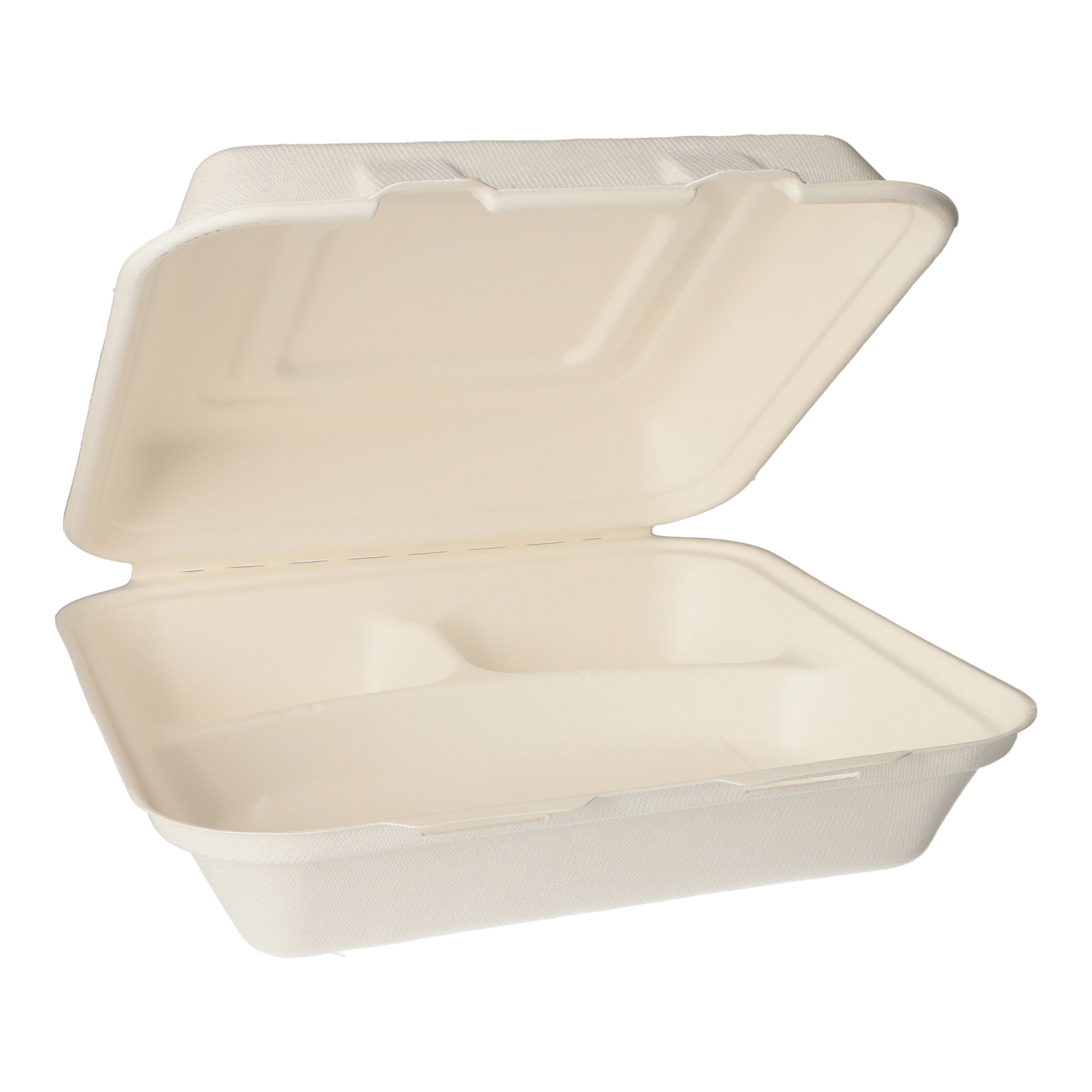 [8564950] Matlåda bagasse 3-fack 25st