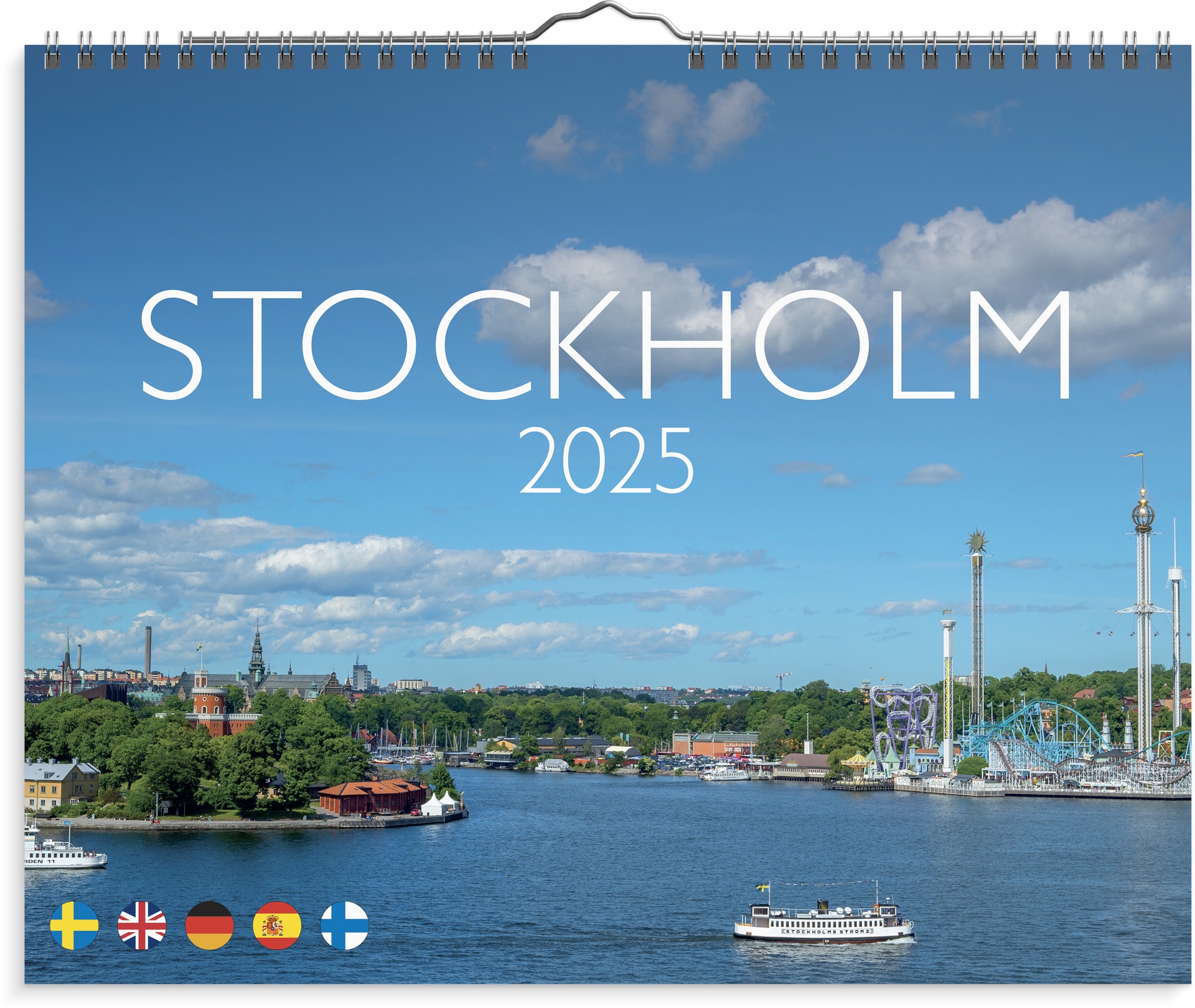 [61172925] Väggkalender Stockholm 2025