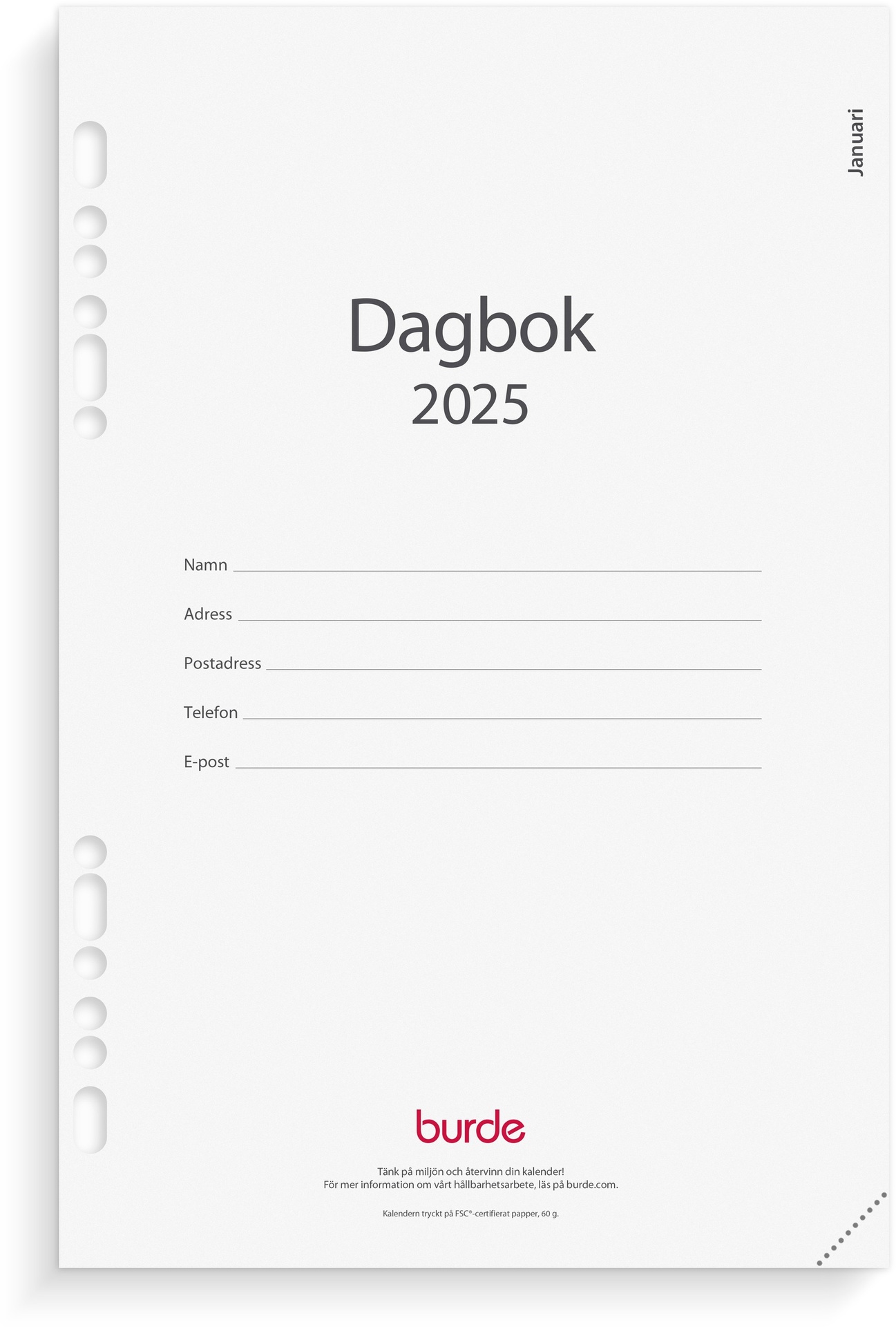 [61480225] Business kal.sats Dagbok 2025