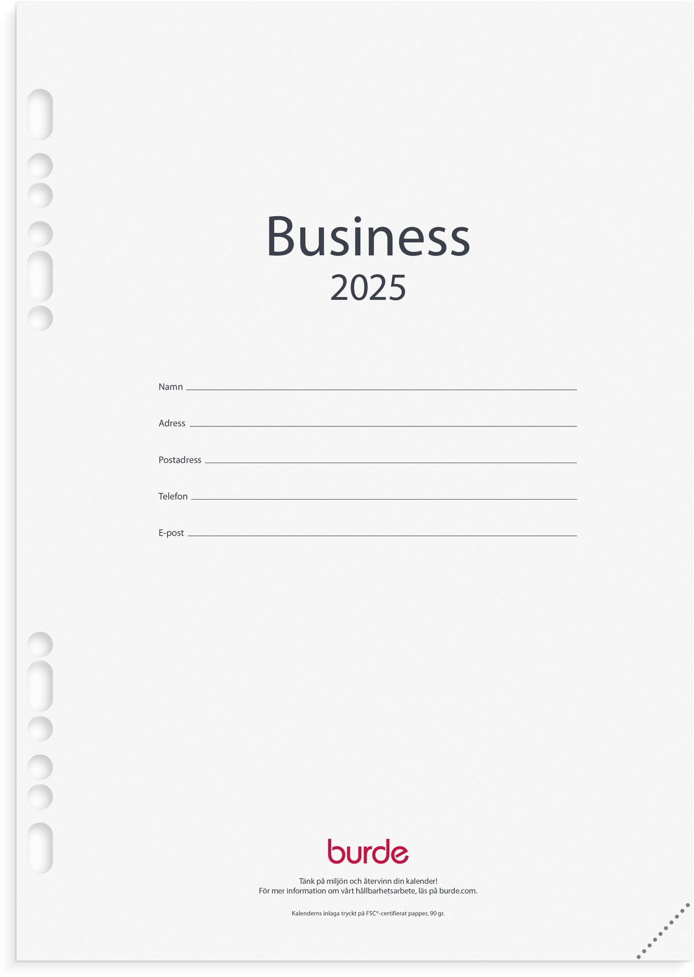 [61480125] Business kalendersats 2025