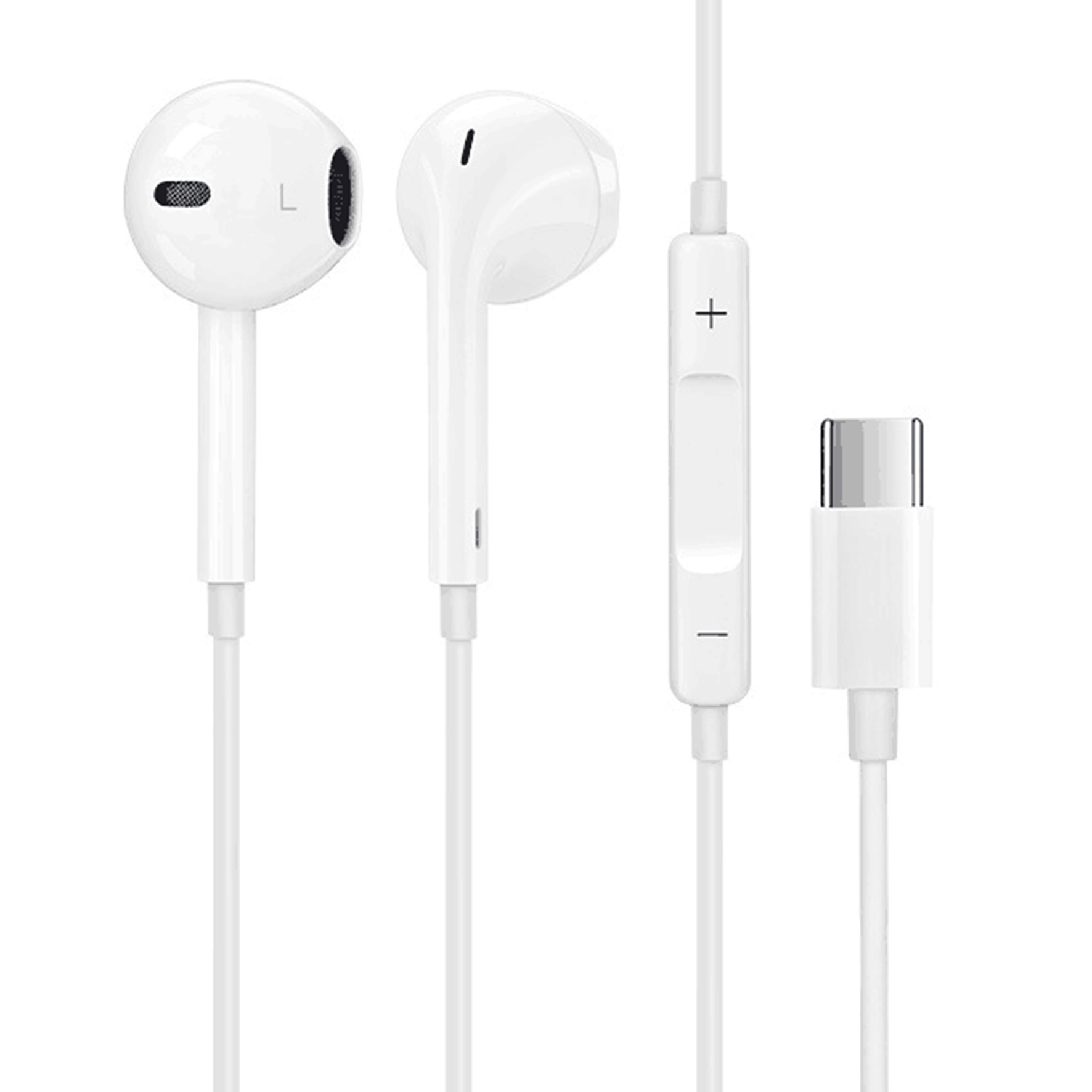 [8565232] Trådade hörlurar in-ear. USB C