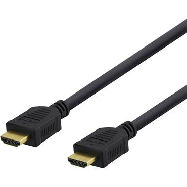 [8557692] HDMI-kabel Deltaco High-Speed Svart 1,5 Meter